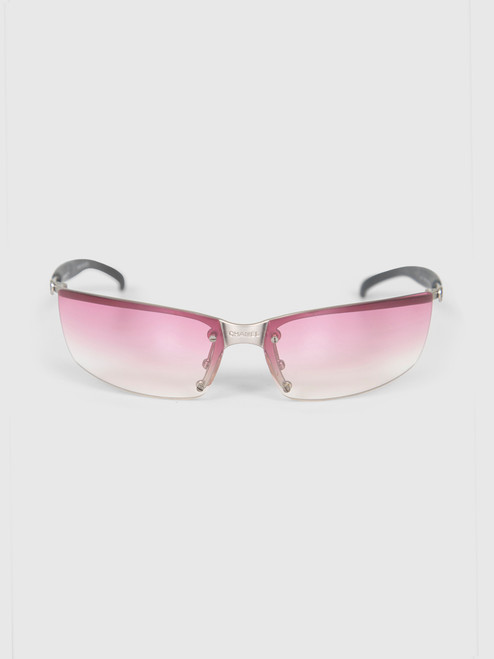 Chanel Pink Gradient 4008 Rimless Sunglasses Chanel Pink Gradient 4008 Rimless Sunglasses