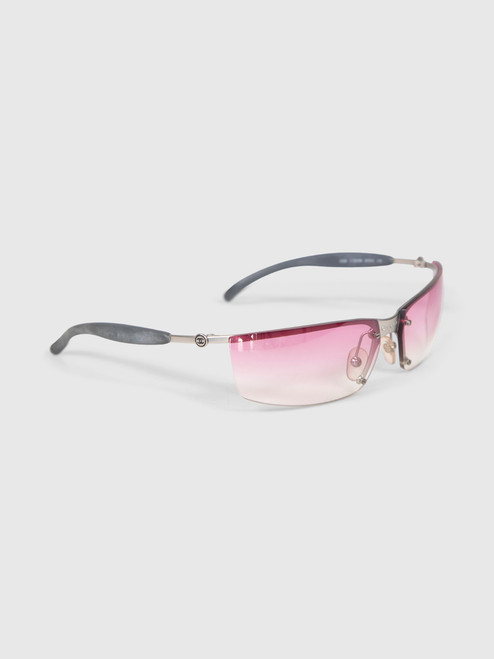 Chanel Pink Gradient 4008 Rimless Sunglasses Chanel Pink Gradient 4008 Rimless Sunglasses