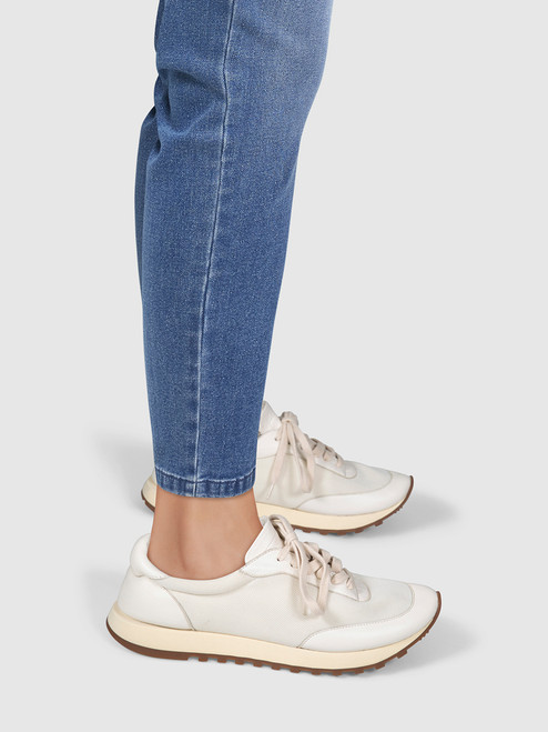 The Row Ecru Owen Runner Lace Up Trainers The Row Ecru Owen Runner Lace Up Trainers