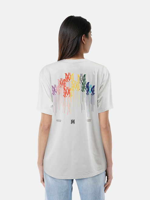 Amiri White Graphic Logo Print T-Shirt Amiri White Graphic Logo Print T-Shirt