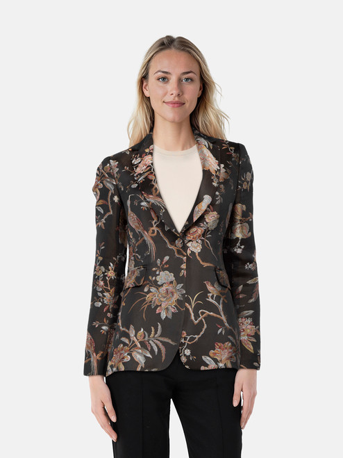 Alice + Olivia Floral Jacquard Blazer Alice + Olivia Floral Jacquard Blazer