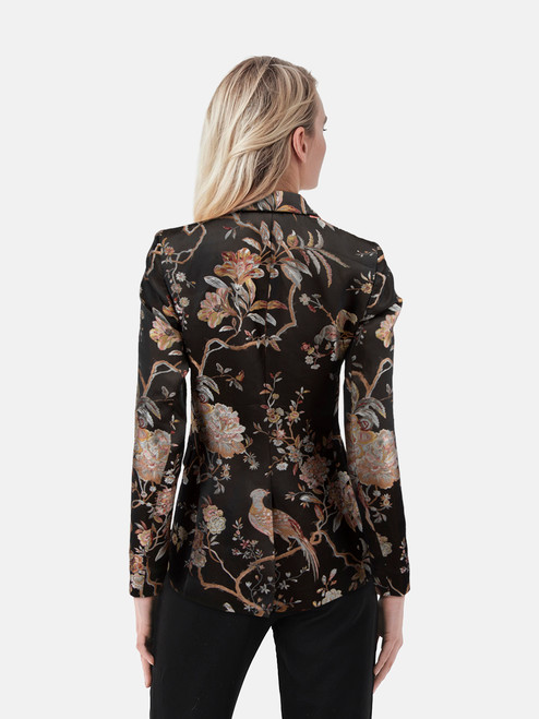 Alice + Olivia Floral Jacquard Blazer Alice + Olivia Floral Jacquard Blazer
