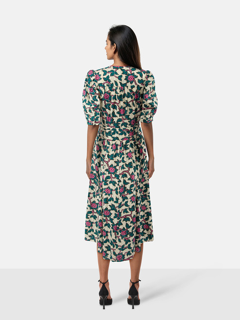 Diane Von Furstenberg Floral Melissa Midi Dress Diane Von Furstenberg Floral Melissa Midi Dress