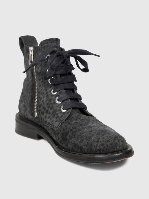 Zadig & Voltaire Green Suede Laureen Leo Boots Zadig & Voltaire Green Suede Laureen Leo Boots