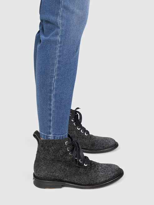 Zadig & Voltaire Green Suede Laureen Leo Boots Zadig & Voltaire Green Suede Laureen Leo Boots