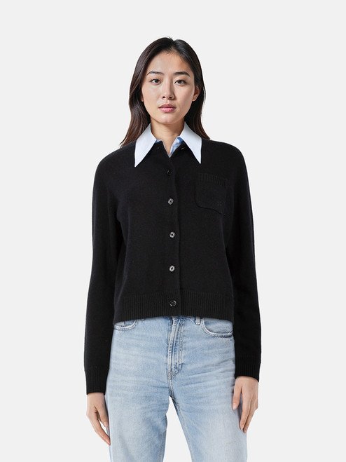 Dorothee Schumacher Black Elegant Statements Cardigan Dorothee Schumacher Black Elegant Statements Cardigan