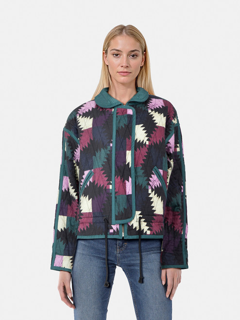 Isabel Marant Abstract Hazzle Quilted Jacket Isabel Marant Abstract Hazzle Quilted Jacket