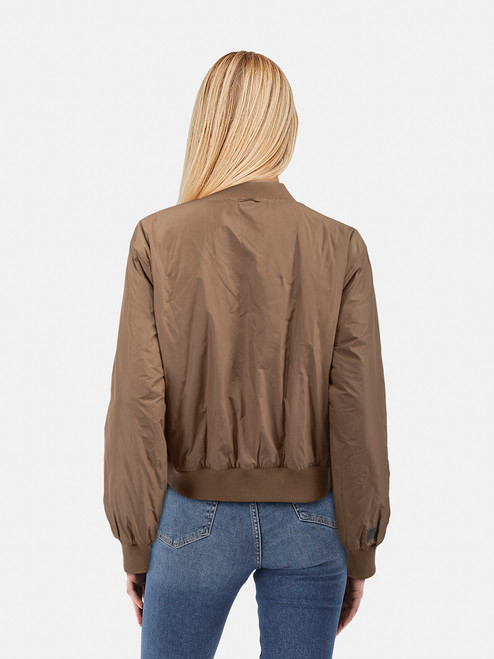 Max Mara Brown Greenbi Reversible Bomber Jacket Max Mara Brown Greenbi Reversible Bomber Jacket