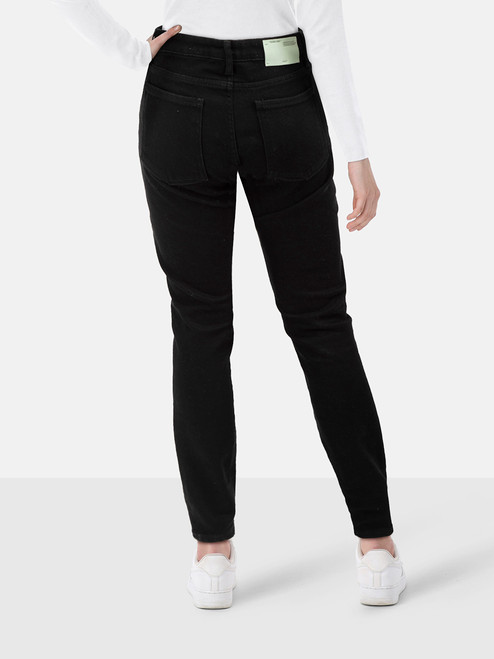 Off-White Black Denim Logo Print Skinny Jeans Off-White Black Denim Logo Print Skinny Jeans