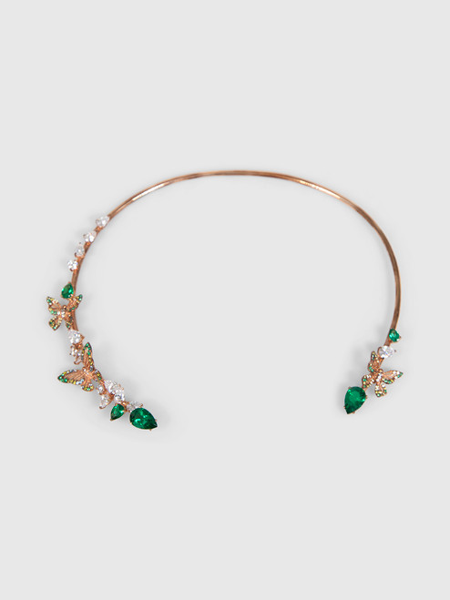 Anabela Chan Emerald & Diamond Nova Collar Anabela Chan Emerald & Diamond Nova Collar