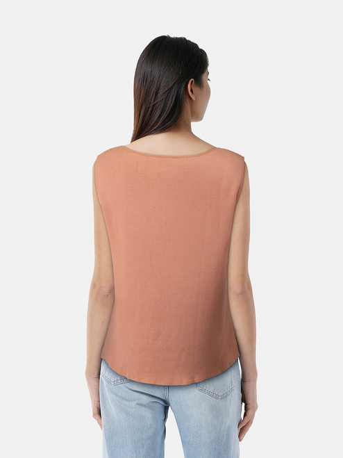 Chanel Pink Knit Tank Top