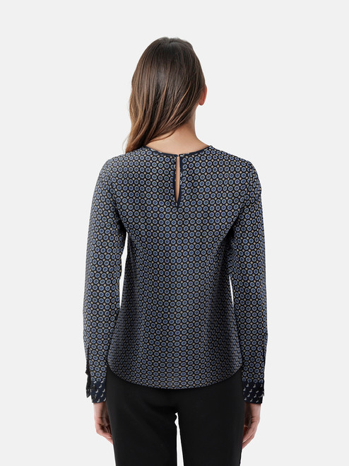 Stella McCartney Floral Print Silk Blouse