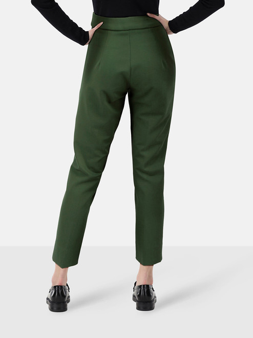 Max Mara Green Slim Fit Trousers