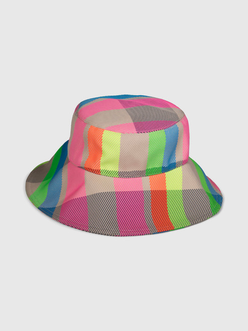 Mira Mikati Tartan Pattern Bucket Hat Mira Mikati Tartan Pattern Bucket Hat