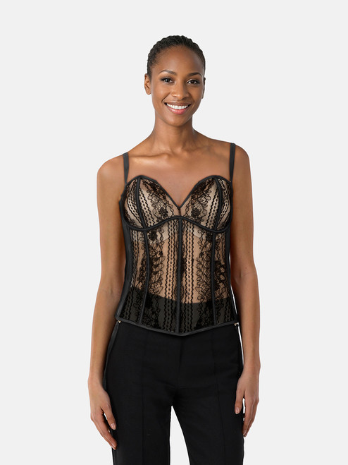 Livy Black Lace Montmartre Guepiere