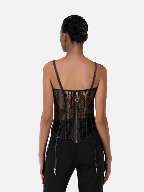 Livy Black Lace Montmartre Guepiere