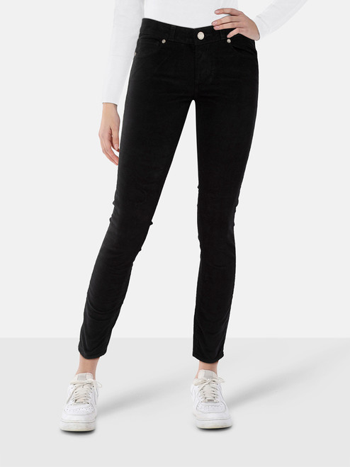 Paige Black Corduroy Trousers