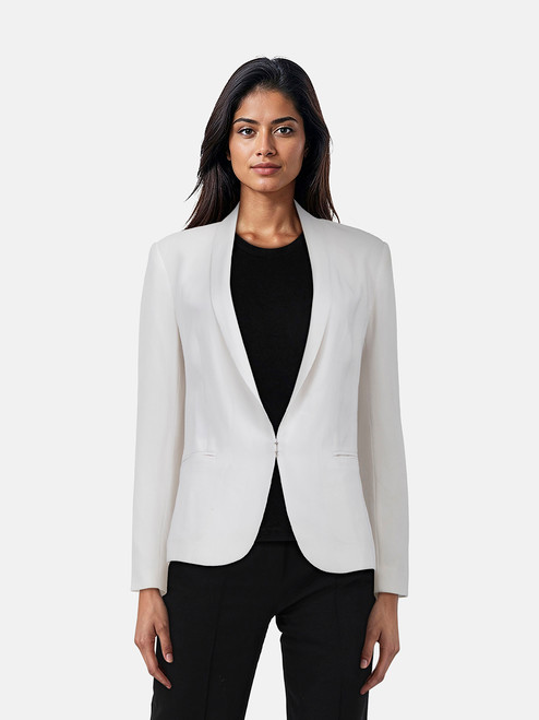 Rag & Bone White Single Breasted Blazer