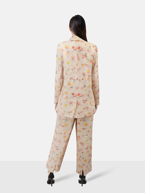 Zadig & Voltaire Pink Floral Suit Set