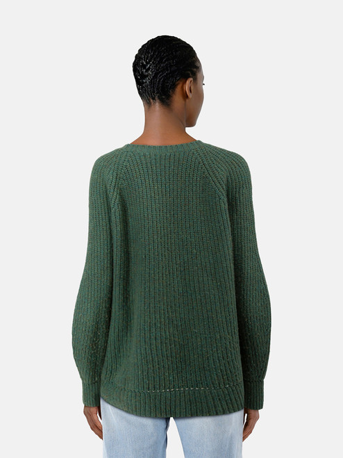 Loro Piana Green Cashmere Knit Jumper