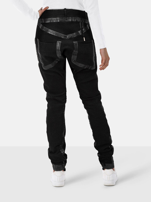 Boris Bidjan Saberi Black P14 Seam Taped Jeans