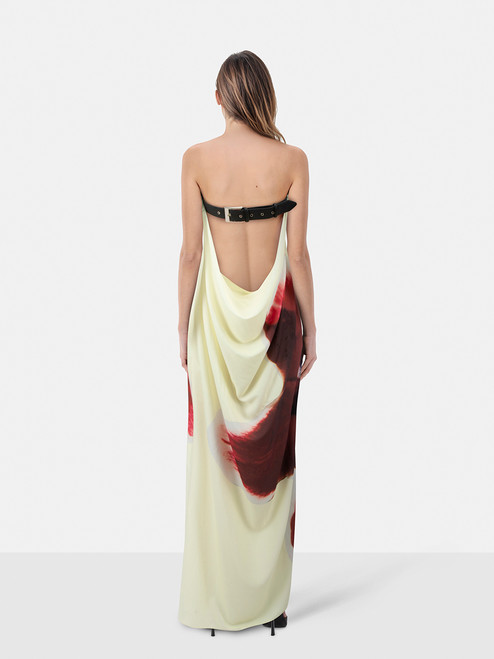 Rat & Boa Strapless Antheia Flower Print Dress Rat & Boa Strapless Antheia Flower Print Dress
