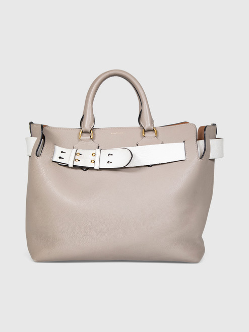 Burberry Grey Leather The Belt Bag