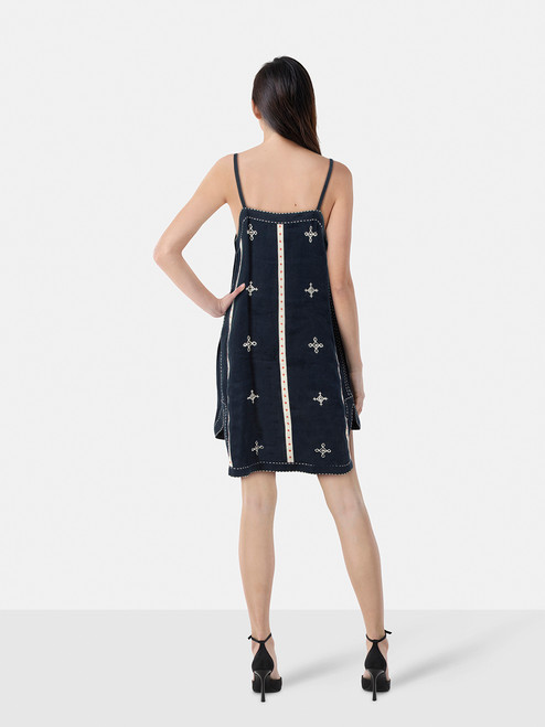 Vita Kin Navy Embroidered Camisole Dress Vita Kin Navy Embroidered Camisole Dress
