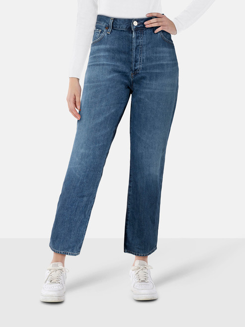 Citizens of Humanity Navy Denim Straight Jeans Citizens of Humanity Navy Denim Straight Jeans
