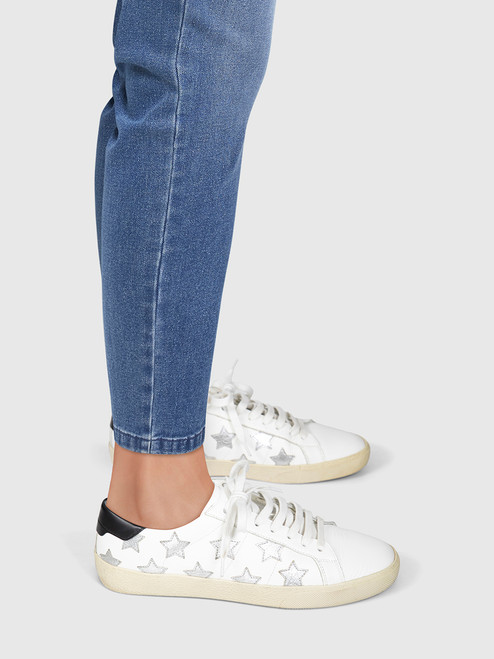 Saint Laurent White Leather Star Trainers Saint Laurent White Leather Star Trainers