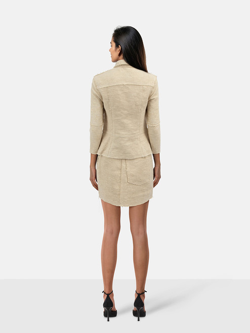 Acne Studios Beige Jacket & Skirt Set
