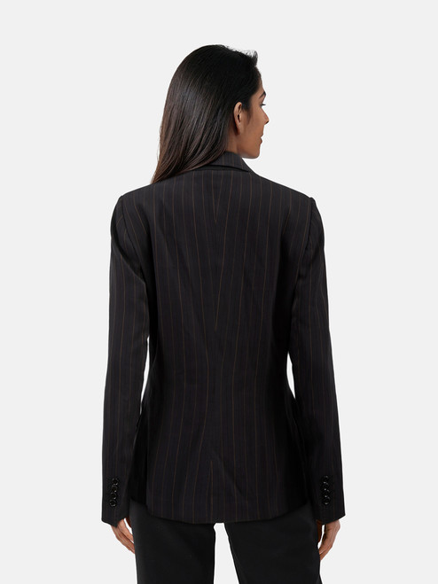 Dolce & Gabbana Navy Pin Stripe Blazer