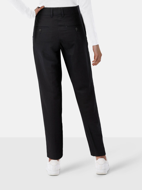 AMI Black Slim Fit Trousers