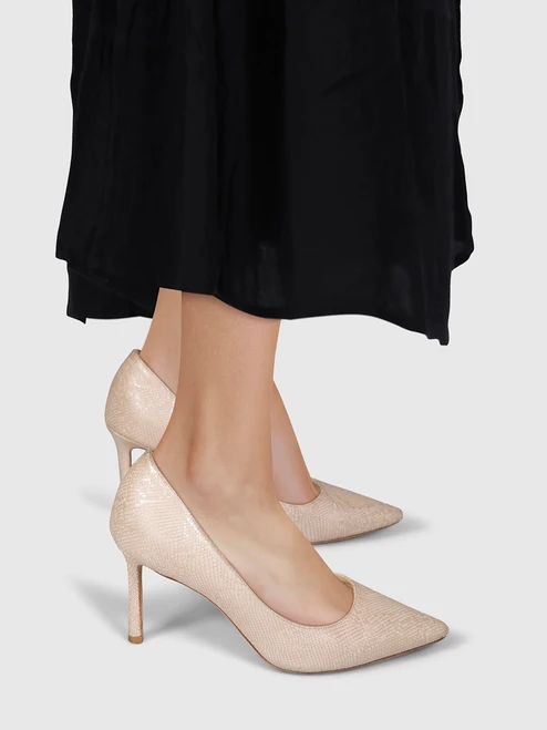 Jimmy Choo Romy 85 Lizard Embossed Pumps