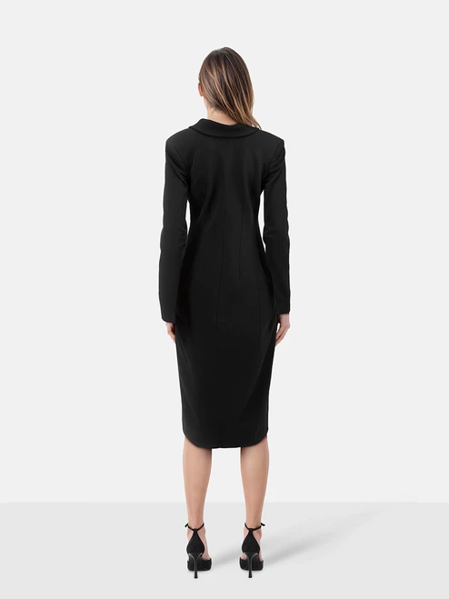 Acne Studios Black Midi Blazer Dress