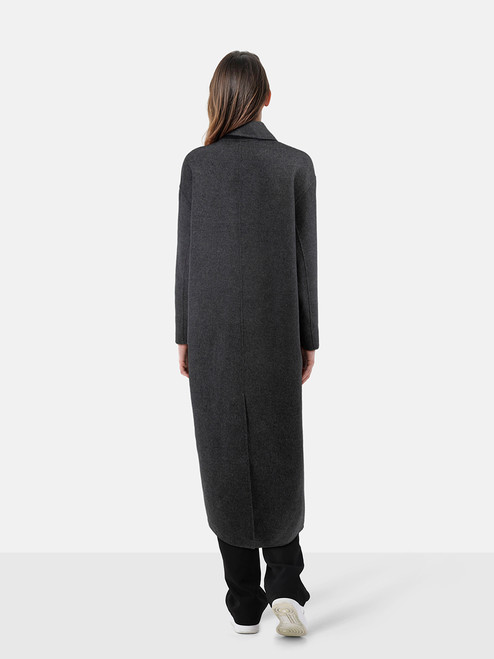 Totême Grey Wool Doublé Car Coat