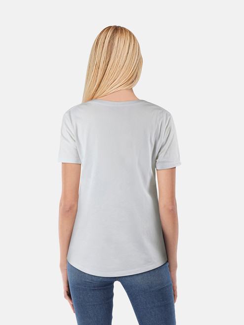 Céline White Cotton Logo Print T-Shirt