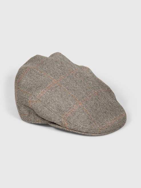 Hermès Grey Wool Bakerboy Cap
