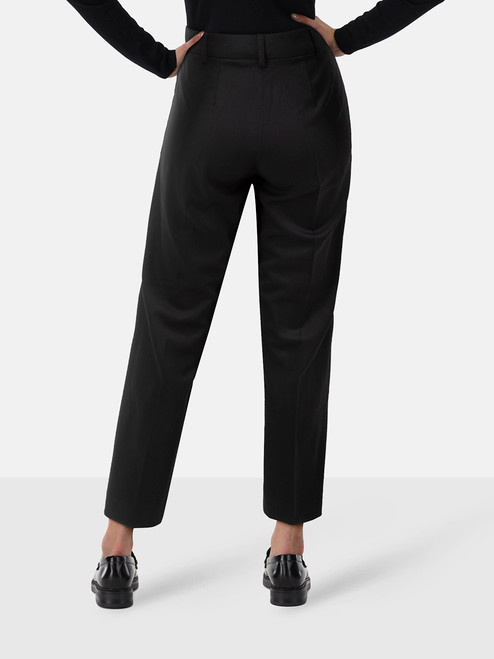 Max Mara Black Slim Mid Rise Trousers