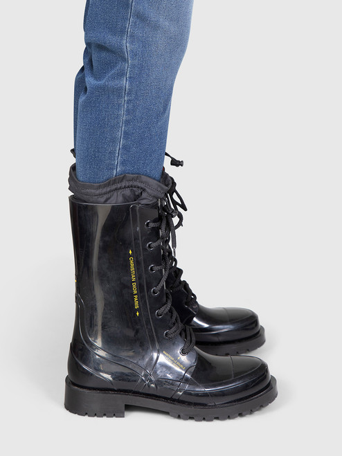 Dior Black Dior Camp Combat Boots