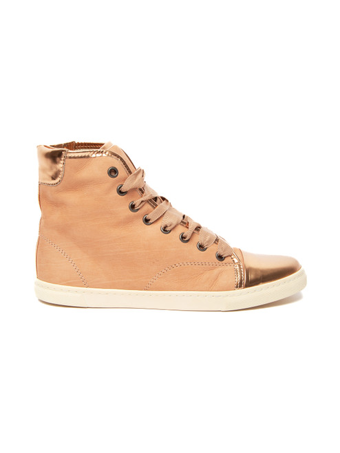 Lanvin High Top Suede Trainers