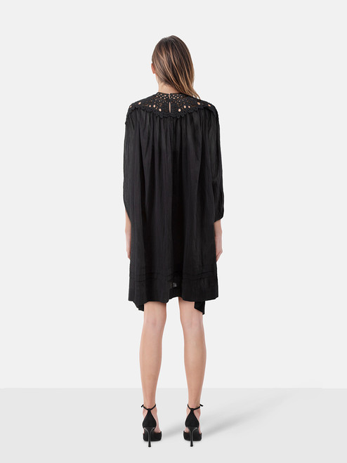 Isabel Marant Black Lace Trim Dress