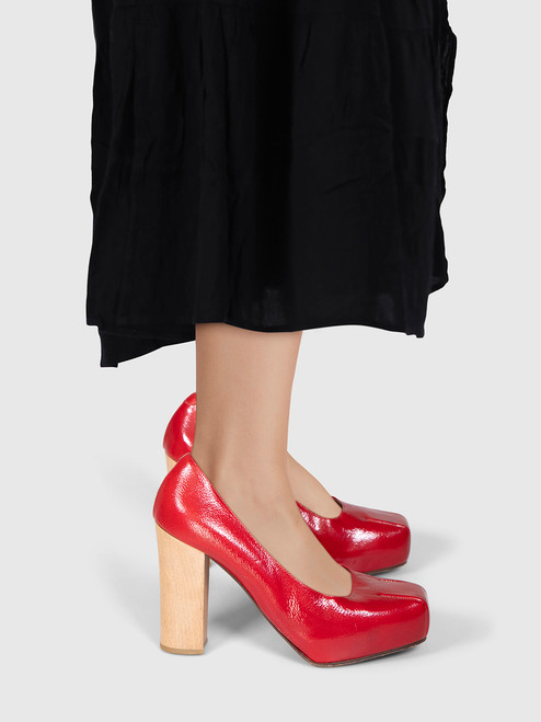 Marni Red Patent Leather Pumps