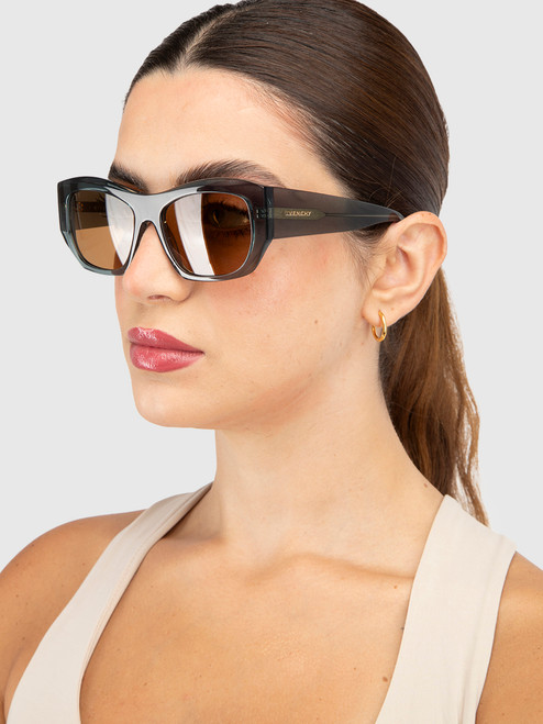 Givenchy Shiny Dark Green GV Day Sunglasses