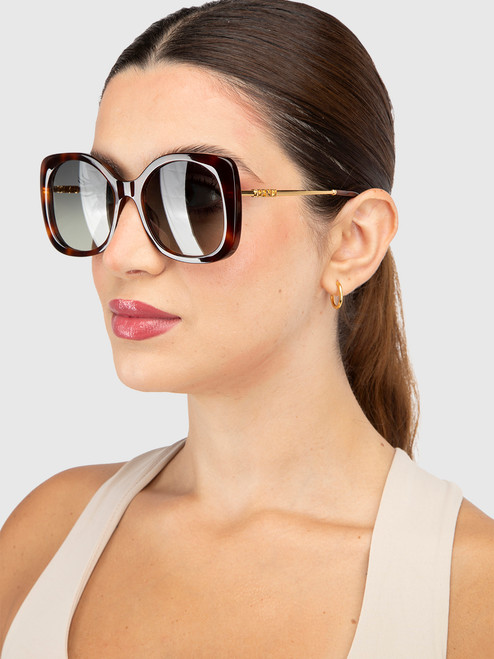 Fendi Tortoise Fendigraphy Sunglasses