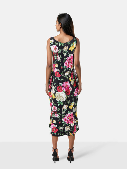 Dolce & Gabbana Floral Midi Sleeveless Dress