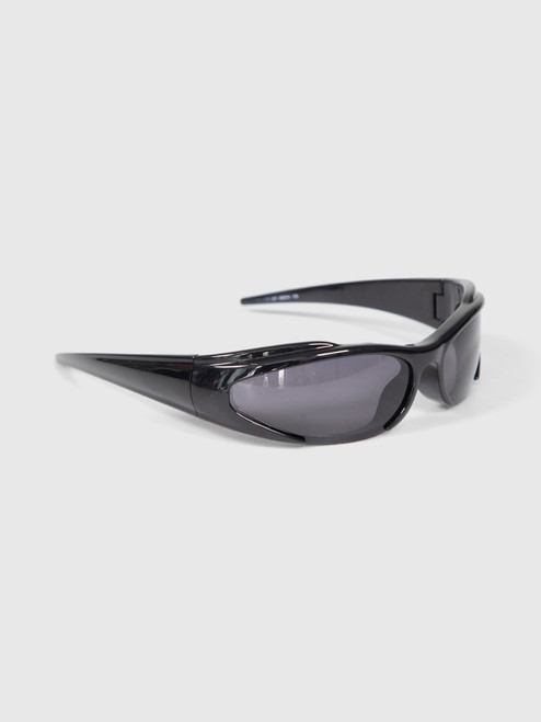 Balenciaga Black Wrap Around Sunglasses Balenciaga Black Wrap Around Sunglasses