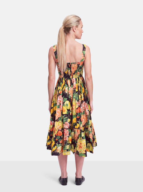 Dolce & Gabbana Floral Sleeveless Midi Dress