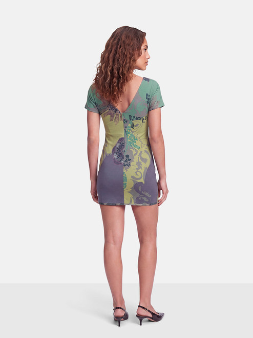 Etro Paisley Wool Mini Dress