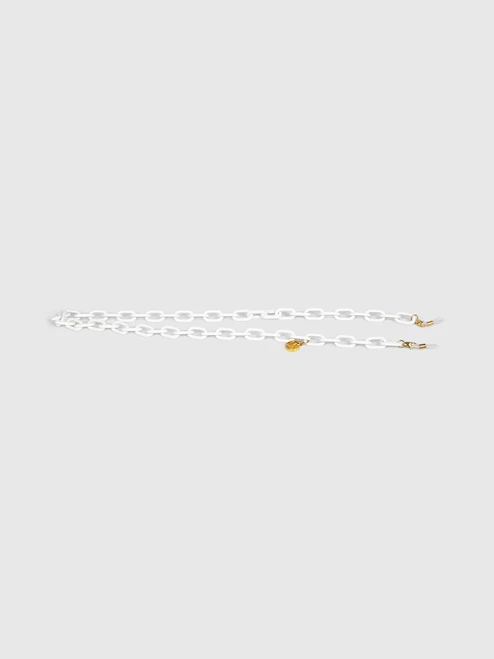 Linda Farrow White Sunglasses Chain Linda Farrow White Sunglasses Chain